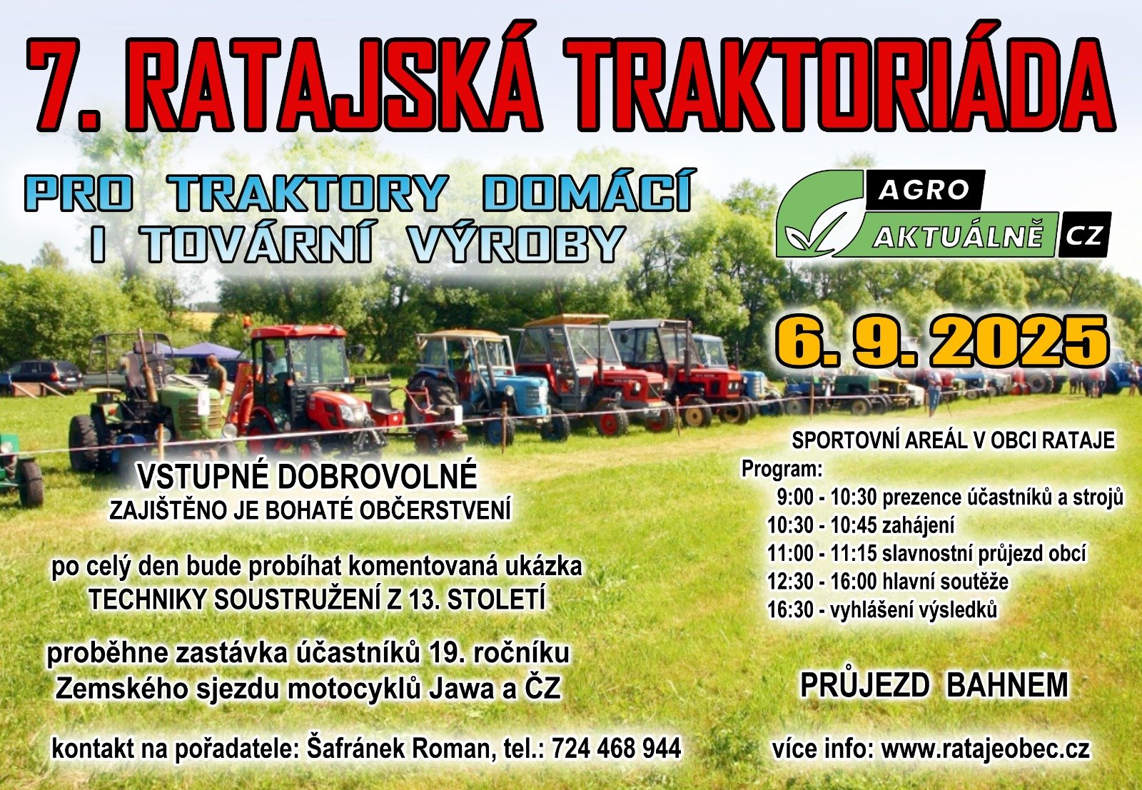 7. ratajská traktoriáda