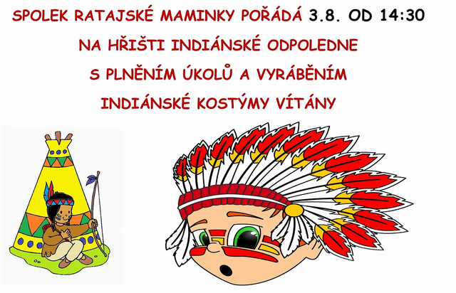 Indiánské odpoledne 3.8.2019