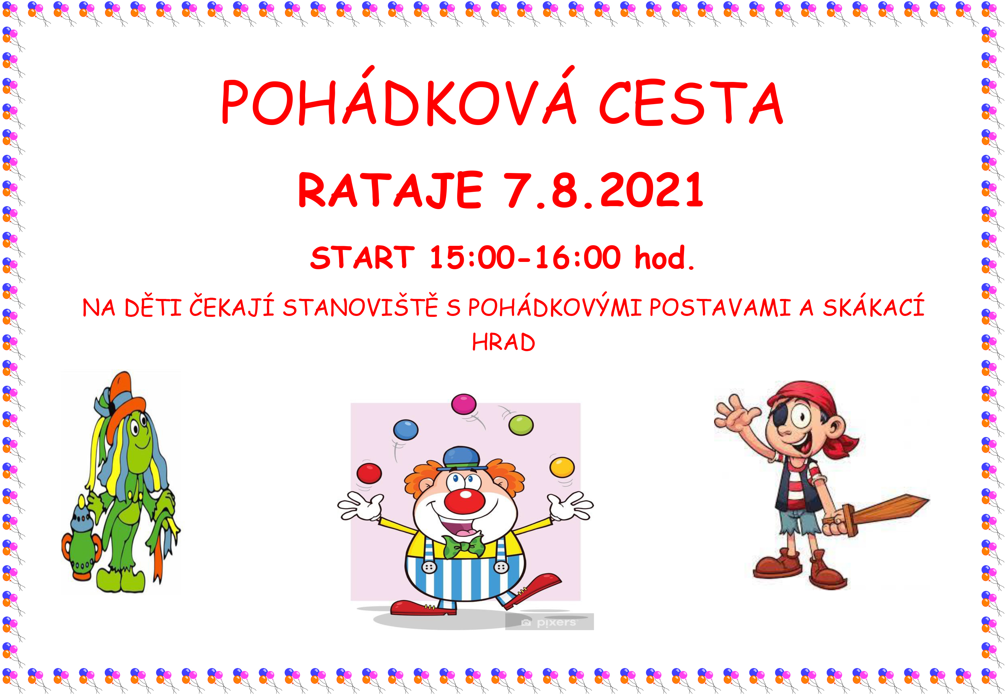 Pohádková cesta Rataje 7.8.2021